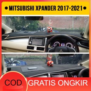Car interior Dashboard accessories MITSUBISHI XPANDER 2017-2021 Bahan Bludru Halus Lembut Tidak Bikin Silau Best Car Accessories For Dashboard in Indonesia Alas taplak tutup pelindung dasbor mobil mewah