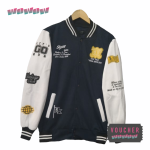 Jaket Varsity Fleece Jacket Baseball Bomber CLOTHING DISTRO OUTFIT LOCAL BRAND