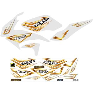 STRIPING UV TRANSPARAN NINJA RR NEW VARIASI LIS SIMPLE GOLD PREMIUM - SNRR-UV - GSI