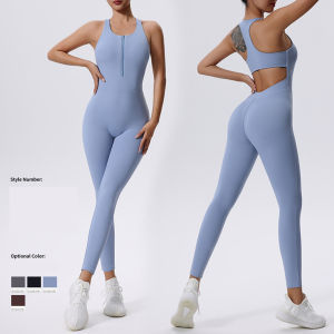Yoga Set Jumpsuit Women Full Seasons Casual Fitness Sporty Playsuit Sleeveless Slim Activewear All In One Jumpsuit Clothing Lady2026