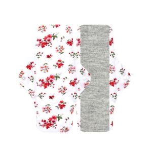PLLEWY Washable Adult Diaper Reusable Graphene Sanitary Pads Fashion Breathable Panty Liners for Women