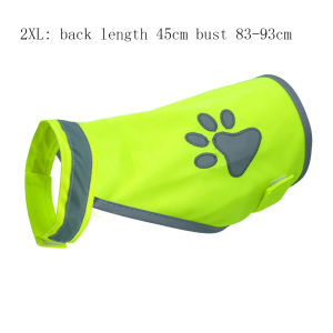 UUMIR Ventilate Cozy Dog paw High Visibility Pet Reflective Vest Pet Safety Vest Dog Jacket Pet Hi Vis Coat