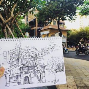 Bút kỹ thuật artline size 0.03- 23FN màu Đen