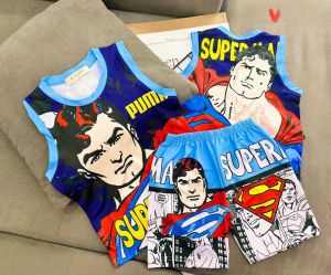 (9-21kg) Bộ sát nách bé trai thun lạnh 3d loại 1 đẹp mát mềm mịn 097