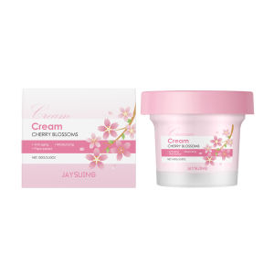 Jaysuing Sakura Hydrating Face Cream Moisturizing Nourishing Facial Skin Smooth Elastic Radiant Hydrating Skincare Cream