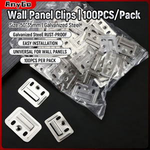 Suomi 100Pcs/pack Wall Panel Buckle PVC Wall Mounting Clips Furniture Cladding Clip