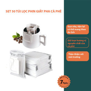 Phin giấy pha cà phê túi lọc cà phê phin pha cà phê đi du lịch