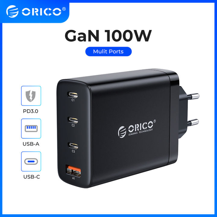 ORICO 100W USB Type C Charger GaN Macbook Tablet Phone