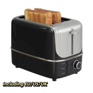LOVELY HUT Detachable Crumb Tray Double Slot Toaster 7 Browning Levels Compact Household Size Toaster with Reheat Versatile Bread One-Key Cancel Function Toaster with Cancel Daily Breakfast Making