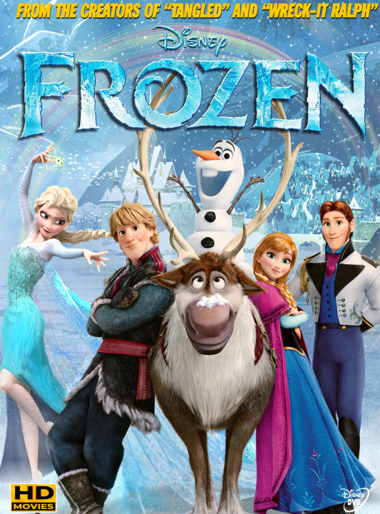 DVD Frozen English Cartoon Movie -t4629-1 Lazada