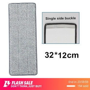 🔝 original 32*12cm only for flat scratch mop mophead pad refill cloth with unilateral replacement head microfiber accessories washable home spray dust mops part pads cleaning map squeezer heavy duty floor spinner handle sponge