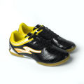 Speed - Sepatu Futsal Shoot Hitam Gold - Sepatu Futsal. 
