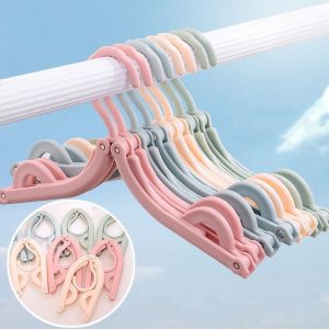 🔥READY STOCK🔥Folding Hanger Portable Travel Foldable Plastic Hanger Non-slip Hanger Wardrobe Clothes