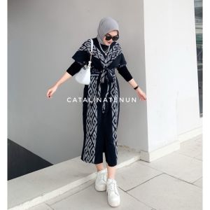 (READY STOCK) CLARA DRESS TENUN BLACK MAMBA BY CATALINATENUN