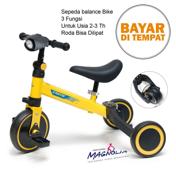 Sepeda Balance Bike Sepeda Balance Anak Belajar Bersepeda umur 1 3