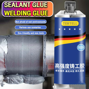 Sealant Glue metal steel Industrial Glue Welding Glue  Epoxy Glue A+B Glue Heat Resistance Cold Weld Repair Adhesive Industrial Casting Agent Tool