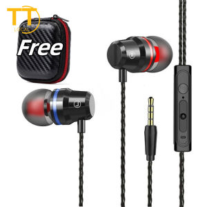Tri-Town S2000 6D Surround Sound Bass Earphones HiFi Gaming Earphone Sport Earphones IPX5 Waterproof Wired Headphone In ear Headset earplugs With Mic 3.5mm Plug