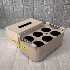 Keranjang Air Mineral Model Oval Isi 6 Cup + Tempat Tisu Wadah Tissue Kulit Sintetis Keranjang Aqua Gelas Wadah Aqua Gelas Rak Aqua Gelas Keranjang Air Mineral Tempat Tissue Kotak Tisu Vinyl