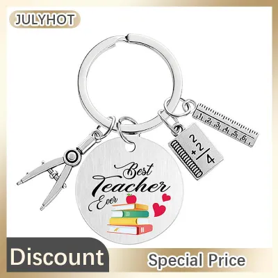 JULYHOT Teacher Key Chain Thank You Teacher Text Popular Pendant Key Chain TeachersDay Pendant Gifts For Teachers