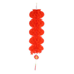 Waterproof 12/15/20/25/30cm Meilun Art Crafts Chinese Honeycomb Plastic Red Lanterns Chinese New Years Spring Festival Decoration