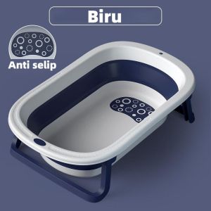 Bayi multi-tahap Bak Mandi berdedikasi Non-slip yang sehat Baby Bathtub Tempat Mandi Bayi Portabel Kapasitas Besar Nyaman dan Bahagia Dapat dilipat  Baby bath helper