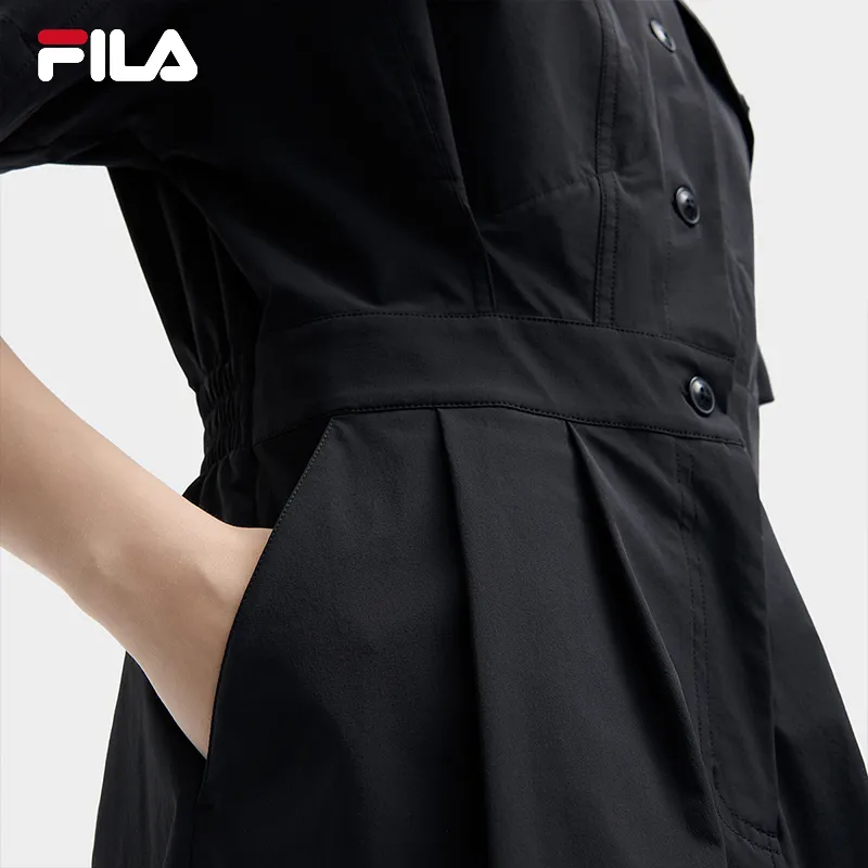 FILA CORE WHITE LINE Womens Knee Length Dress in Black - Lazada | Lazada Singapore FILA CORE WHITE LINE Womens Knee Length Dress in Black - Lazada | Lazada Singapore