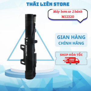 Máy bơm lốp xe 2 bánh dùng pin sạc Lithium Michelin 12320 chính hãng (500mAh)