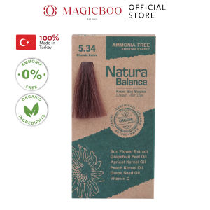 Magicboo Organic Natura Balance Permanent Color Cream Kit 5.34 - Chocolate Brown