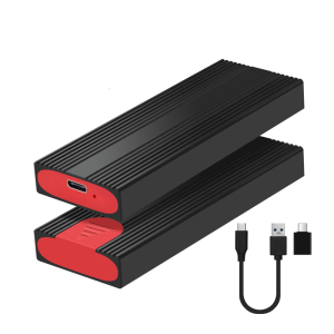 2230 2242 2260 2280 M.2 NVMe Housing USB C Heat Dissipation Enclosure USB C Adapter Enclosure Case For Laptops Tablets