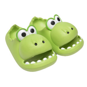 รองเท้าแตะไดโนเสาร์ เหมาะสำหรับเด็ก สาวๆรองเท้าแตะ แฟชั่น กันลื่น สวมใส่นุ่มสบาย สีลูกกวาด การ์ตูนน่ารัก