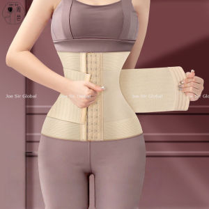 Joe Sir Anti-Roll Waist Trainer for Women - Double Hook Postpartum Corset Slims Tummy Instantly  No-Slip Design  Breathable Waist Cincher