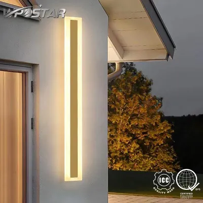 Outdoor Waterproof LED Wall Lamp Modern IP65 Exterior Wall Lights for Garden Villa Porch Decoration
