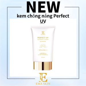 EMA SKIN Kem chống nắng Perfect UV Kem chống nắng làm trắng da SPF50+++ Kem chống nắng làm trắng da Bảo vệ da Giúp làm sáng da Kem chống nắng Bảo vệ tia cực tím Kem chống nắng