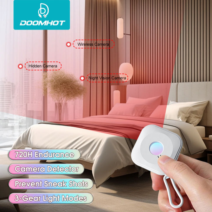 DoomHot Mini Camera Detector Prevent Sneak Shots Infrared Light Hidden