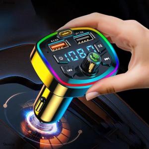 [COD] Shinia Q7บลูทูธในรถ5.0ที่ชาร์จในรถเครื่องส่งสัญญาณ FM บลูทูธแฮนด์ฟรีไฟ LED Mp3ผู้เล่น3.1A ที่แท้จริงพอร์ต USB คู่ชาร์จ PD