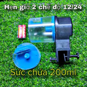 Máy Cho Cá Cảnh Ăn Tự Động 4 thời gian hẹn giờ 6/12/24/48 tiếng