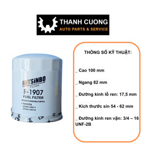 Lọc Dầu Lọc Nhiên Liệu Diesel Xe Tải Isuzu Xe Toyota Land Cruiser...Hàng Chất Lượng Cao ( 23303-54010 F1097)