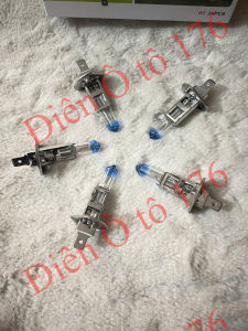 COMBO 20 bóng H1 siêu sáng. Bóng đèn pha ô tô HCL đầu xanh. Điện 12v và 24v