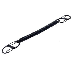 Câu Cá cơ động dây buộc có thể thu vào cuộn tethers với Carabiner chèo thuyền Dây Câu cá giữ dây Dễ sử dụng