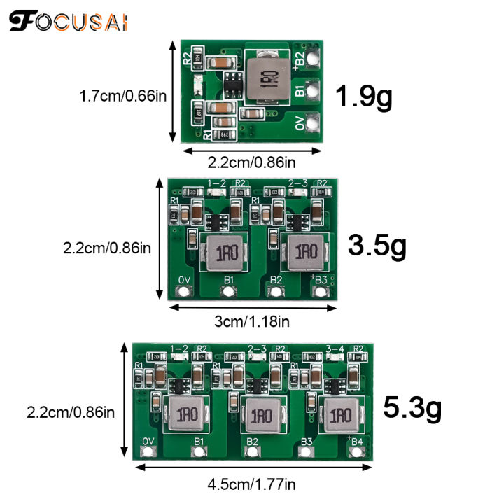 FocusAi 2S/3S/4S 1.3A Charge Discharge Integrated Module PCB Board ...