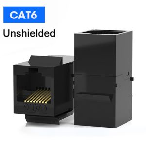 ZOERAX 12PCS Cat7 Cat6a/6 Cat5e Keystone Coupler RJ45 Keystone Jack Inline Coupler Shielded RJ45 8P8C Connector Supports Up to 10Gbps Speed