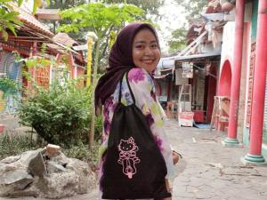 Tas Wanita Desain Kreatif: Drawstring Planet, Aku Rindu Kamu & Kaktus 2