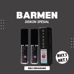 Barmen Natural Lip Serum Untuk Mencerahkan Bibir Hitam Pada Pria 100% original bpom