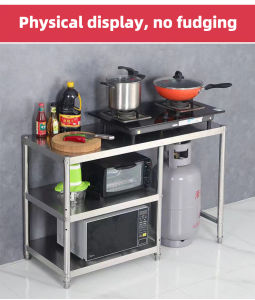 Stainless Steel Gas Stove Stand Heavy Duty Kitchen Rack Gas Rack