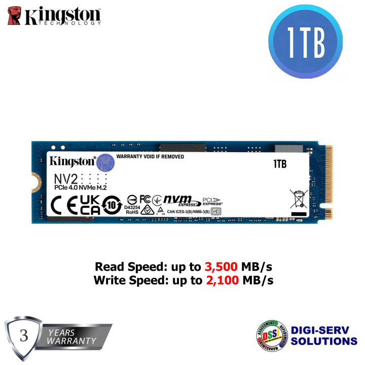 ssd m 2 2tb nvme pcie gen 4.0 interno kingston