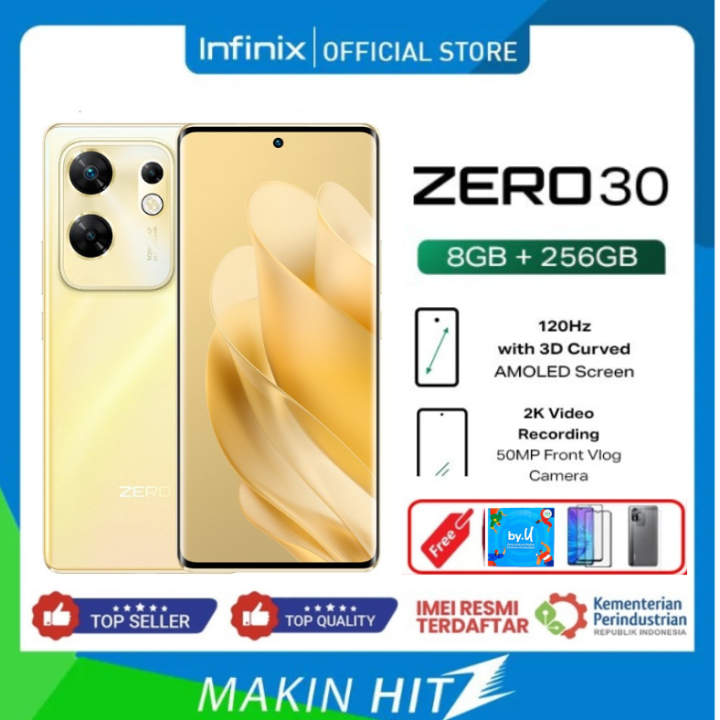 Infinix Zero 30 4G 8/256GB – Up to 16 GB 120Hz 8/256 Garansi