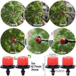 ชุดรดน้ําต้นไม้ ชุดพ่นหยดน้ํา ชุดพ่นละอองน้ํา การหยดน้ําแบบไมโครพืช รุ่นสีส้ม10เมตร หัวพ่น12หัว