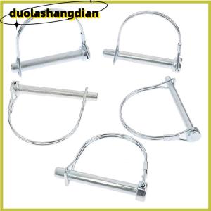 [Duola] Heavy Duty Marine Trailer Coupler Safety Pin D Ring Round Arch Locking Lock Pin