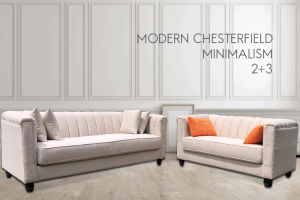 Modern Chesterfield Sofa/fabric sofa/minimalist/pocket springs/ country feel/ interiordesign/free delivery