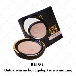SR12 Daily Cover Bedak Padat Glowing Tahan Lama - Anti Air dan Keringat Meratakan Warna Kulit